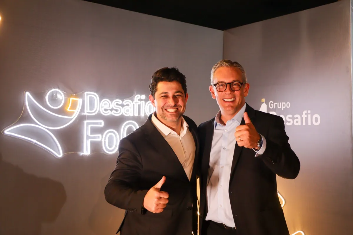 Fábio Valois em evento Desafio FoCo com empresários